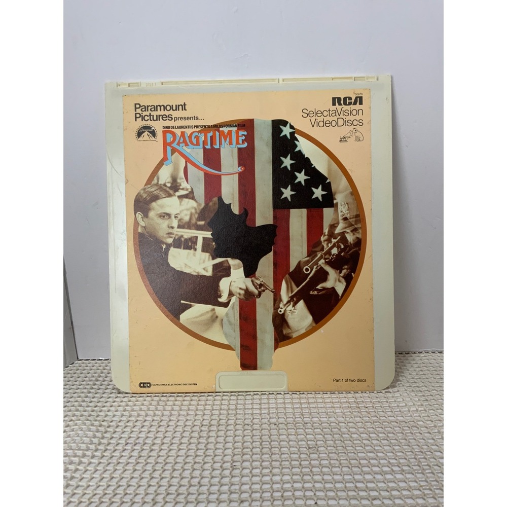 Ragtime 1981 Film‎ RCA CED SelectaVision Videodisc